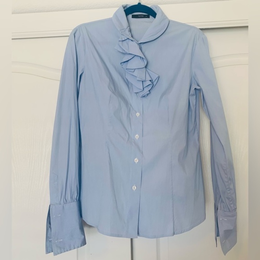 Etro Ruffled Collar Button Down Blouse - image 1